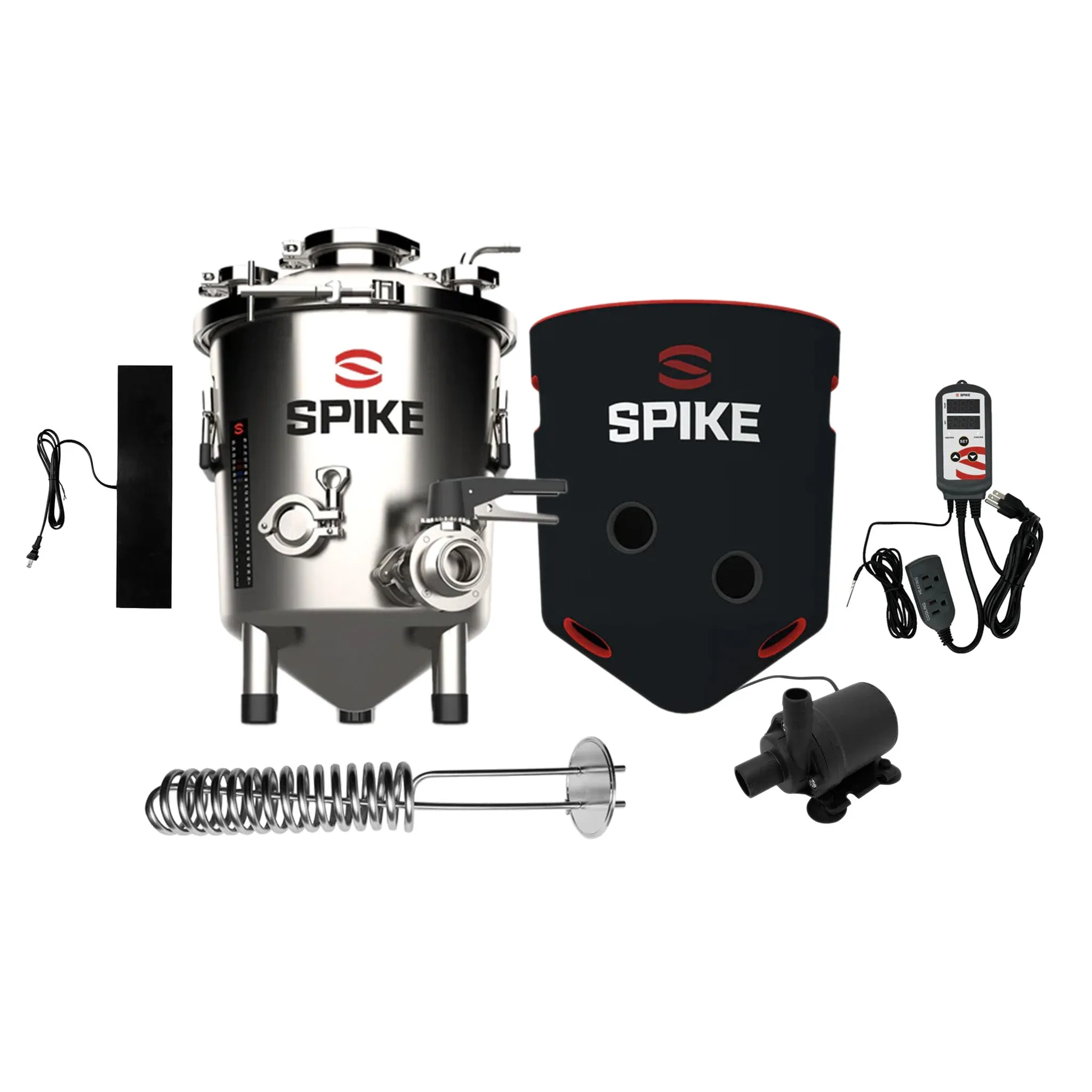 Spike Brewing | FLEX  7 Gallon Conical Fermenter with TC100 Temperature Control Bundle