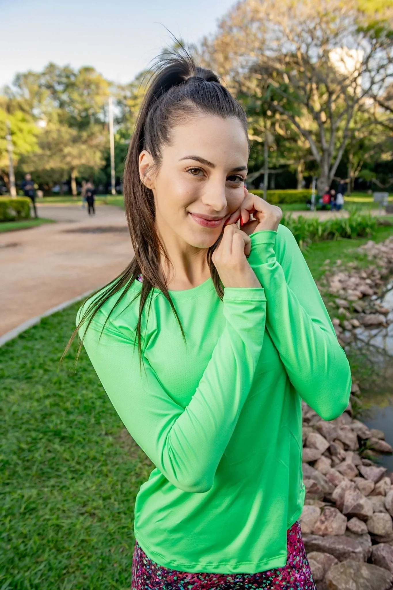 Sprinter Long Sleeve - Fluro Green