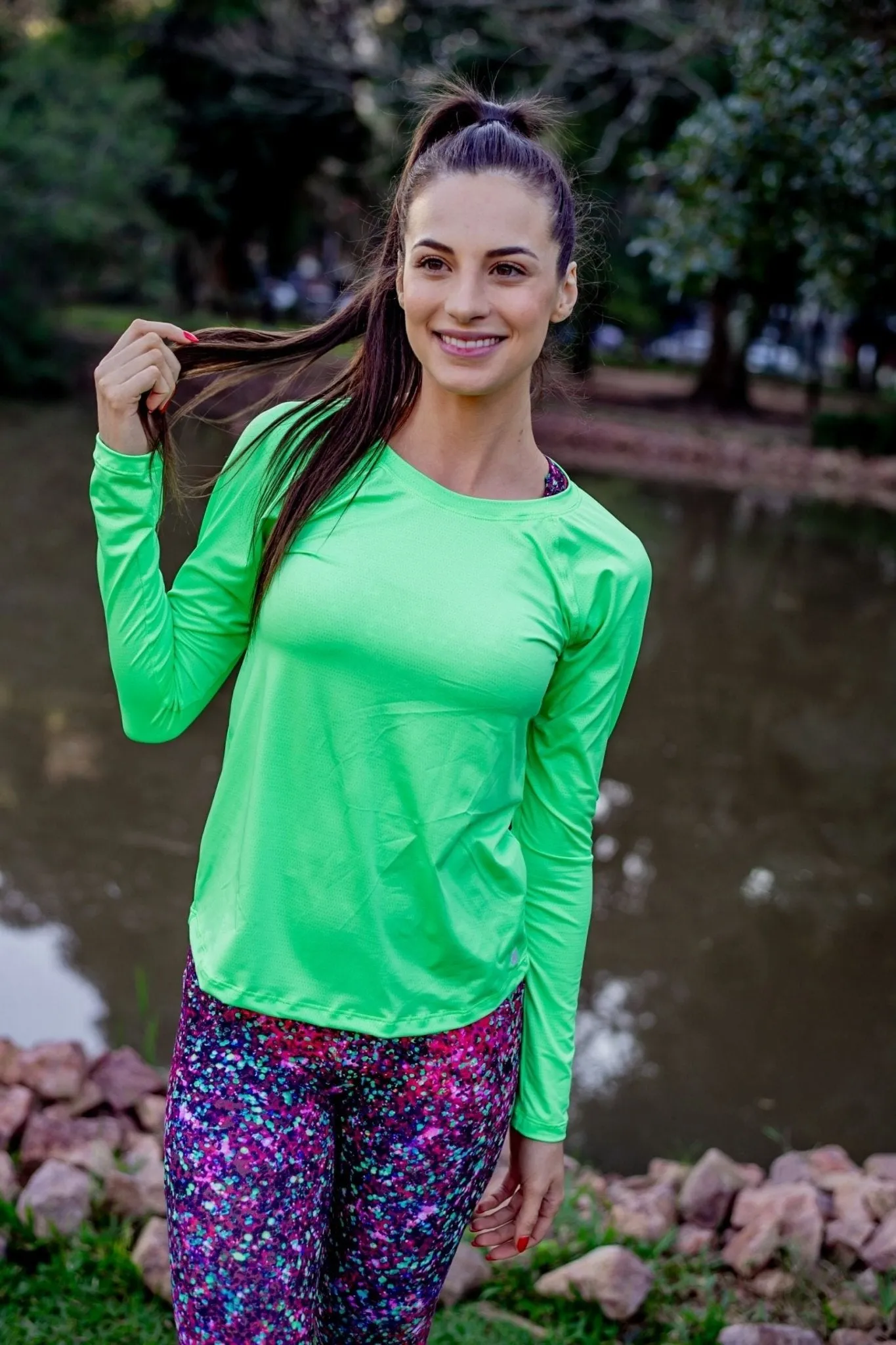 Sprinter Long Sleeve - Fluro Green