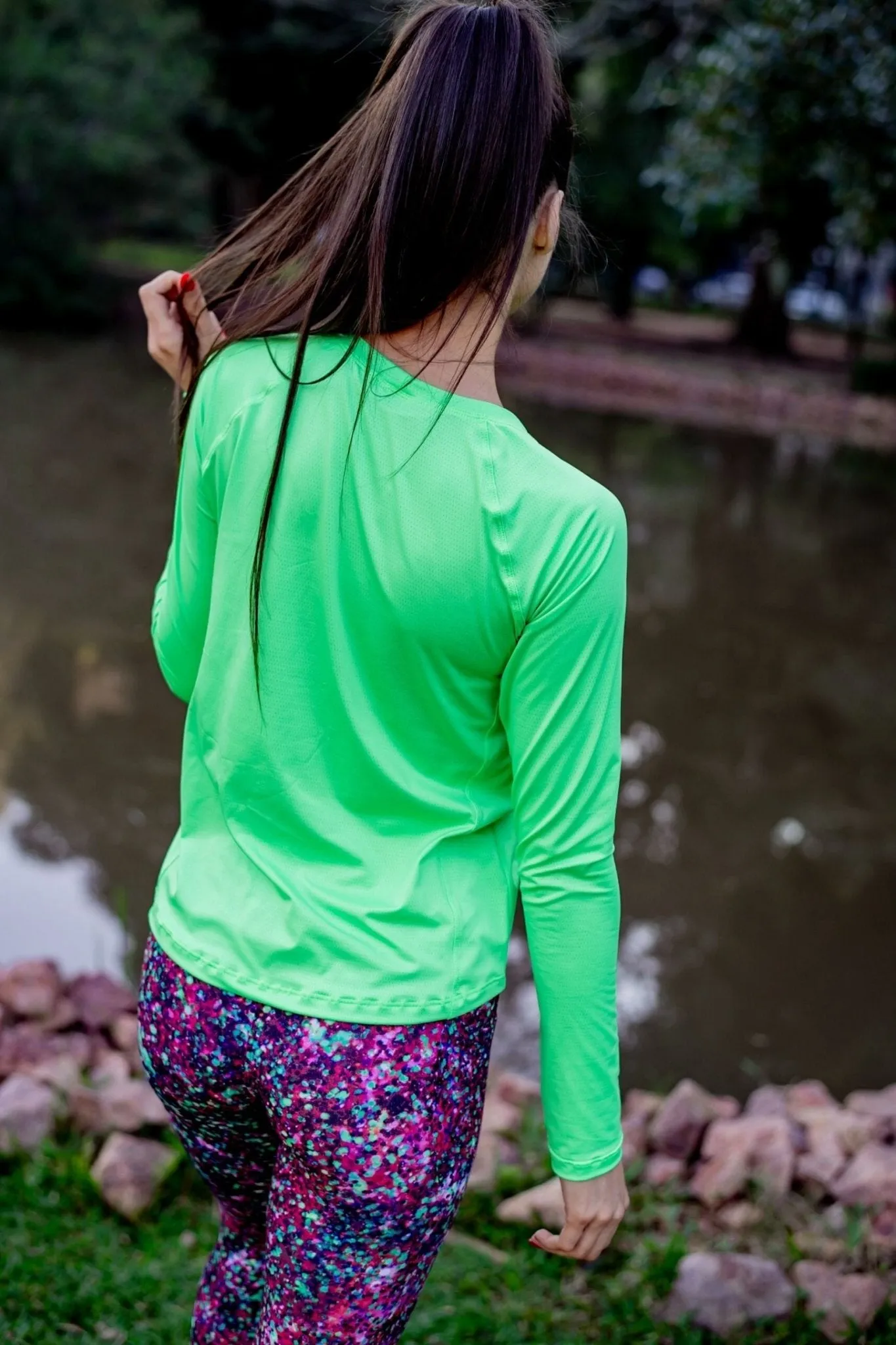 Sprinter Long Sleeve - Fluro Green