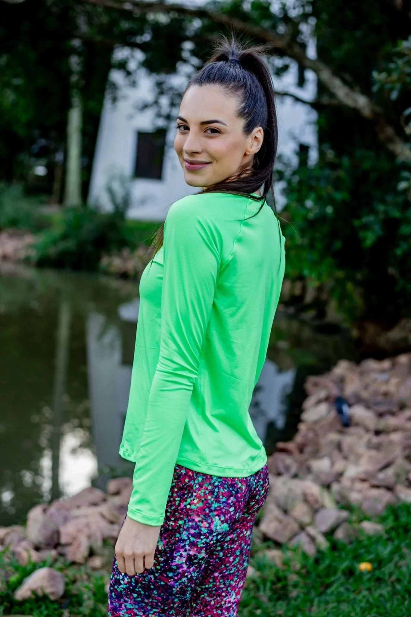 Sprinter Long Sleeve - Fluro Green