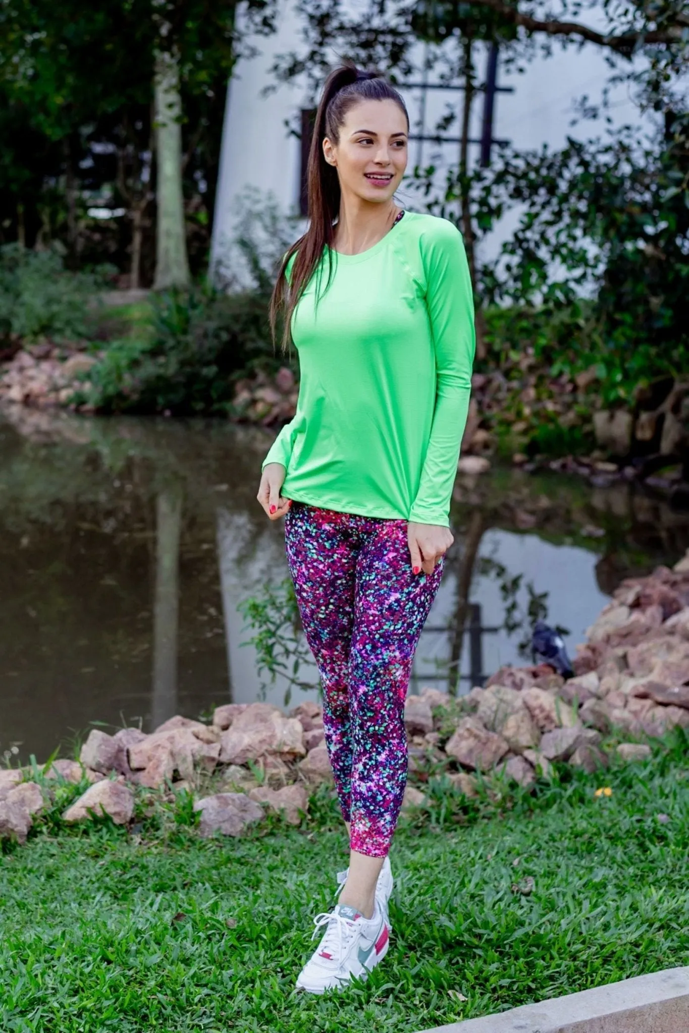 Sprinter Long Sleeve - Fluro Green