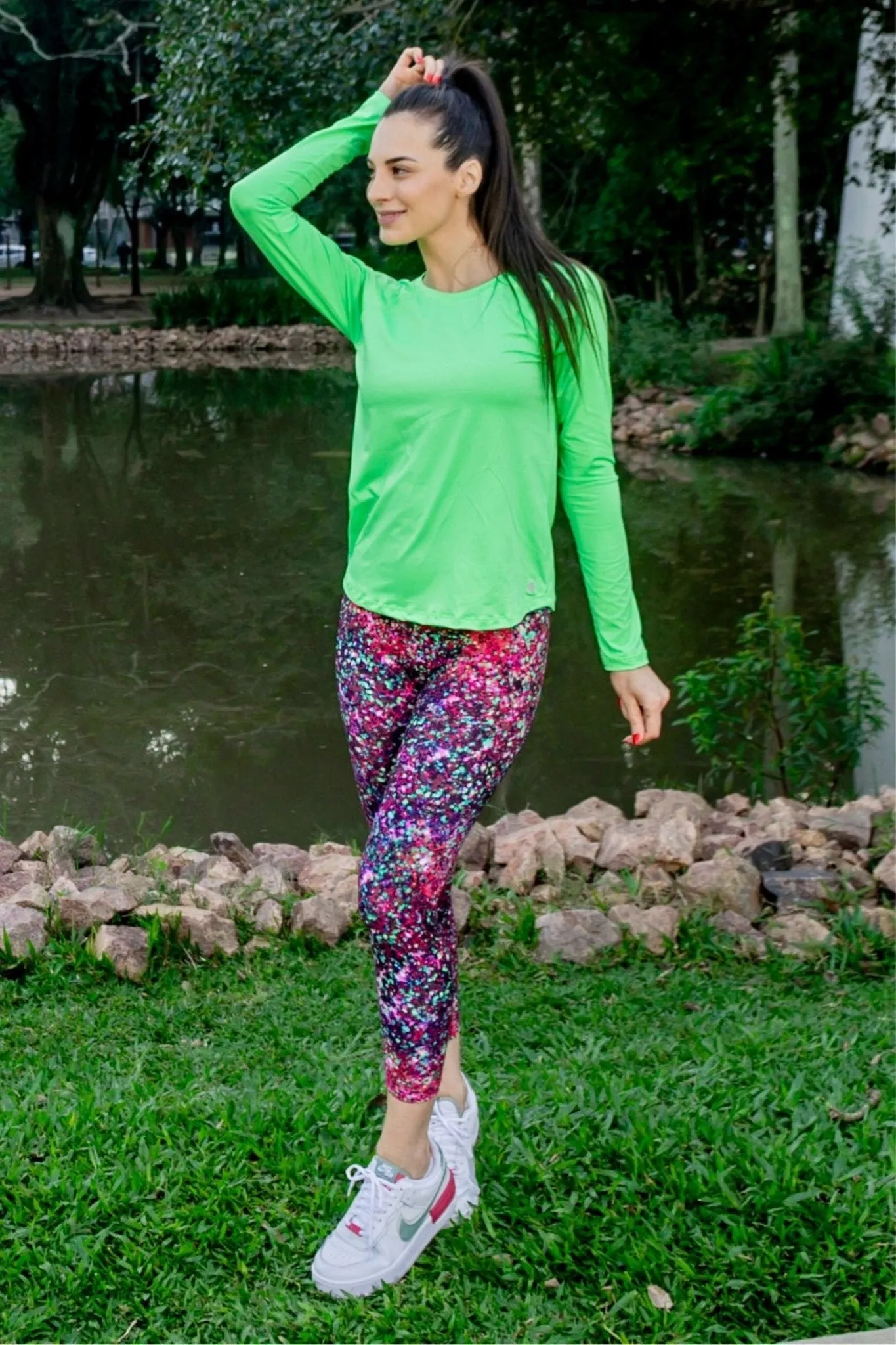 Sprinter Long Sleeve - Fluro Green