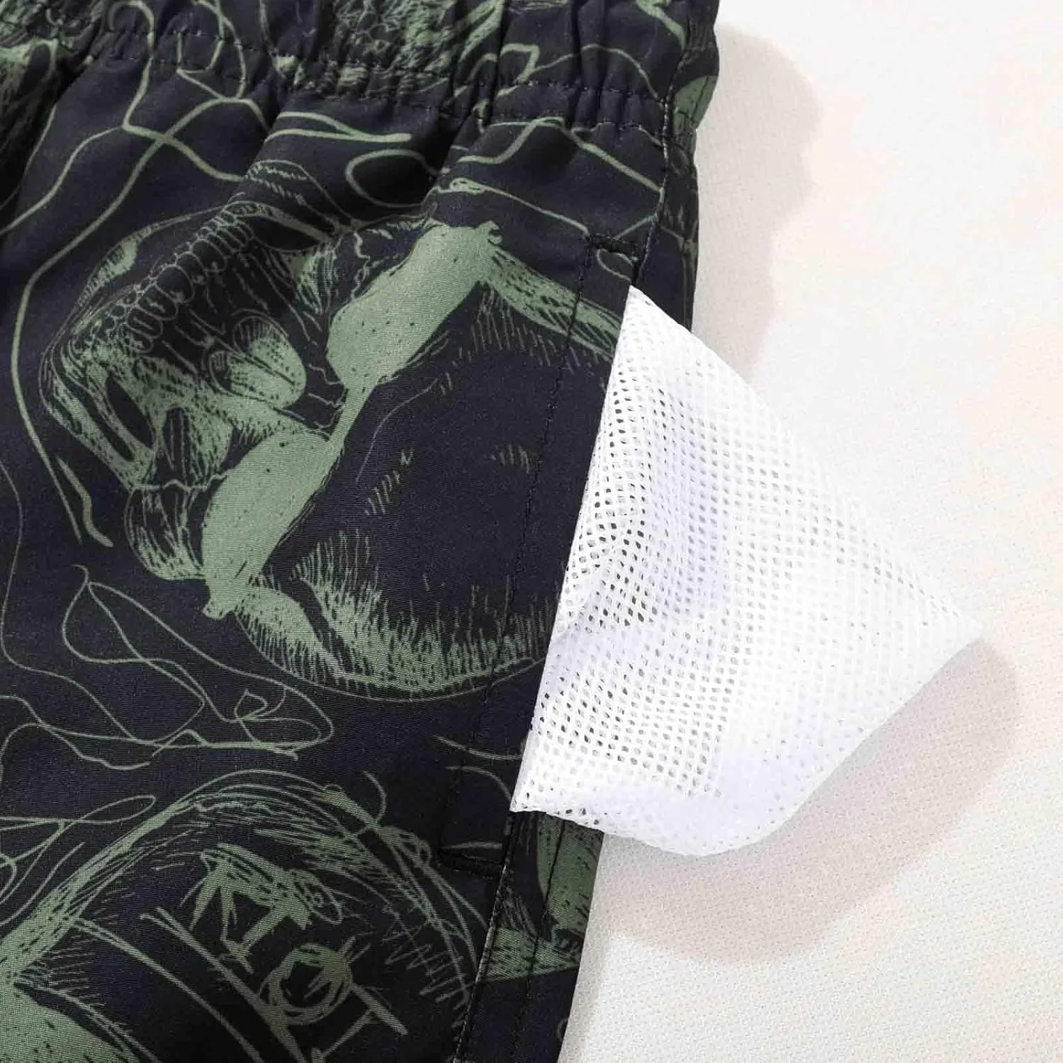 SUNDAY ROSE Swim Trunks for Boy Toddler Bathing Suits Little Kids Quick Dry Beach Board Shorts