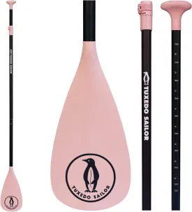 Tuxedo Sailor SUP Paddle - 3 Piece Adjustable Stand Up Paddle Board Paddle - Lightweight & Floating Paddle Board Oar - Durable and Packable, Reinforced Nylon Blades - Efficient Stroke