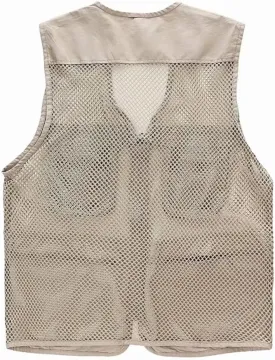 Unisex Mesh Breathable Fishing Vest, Multi-Pockets Photography Travel Hiking Waistcoat Jacket for Adults and Youth