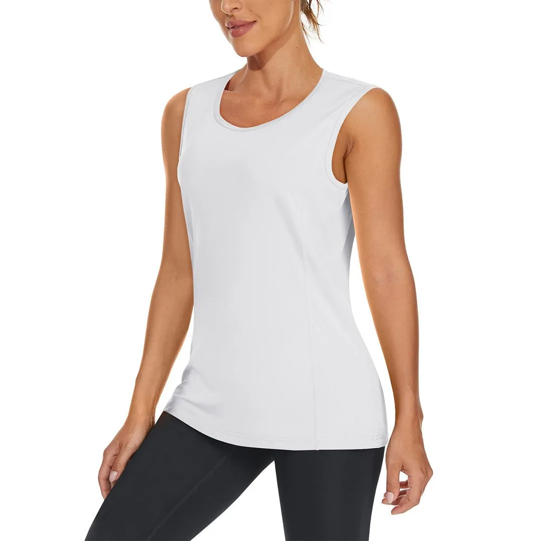 Women's Quick Dry Sun Protection UPF 80  Running Yoga Tank Tops