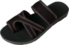Women's Summer Sandals Casual Slip On Flip Flops Mesh Breathable Thong Flat Sandals Comfortable Shoes Walking Slippers